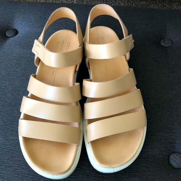 Ecco Shoes - Ecco minimalist real leather sandals😍😍😍